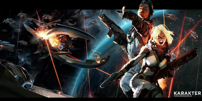 1920x1080 High resolution Epic space battle full hd 1920x1080