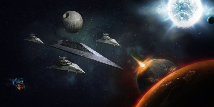 1920x1080 118+ Star Wars Space Battle