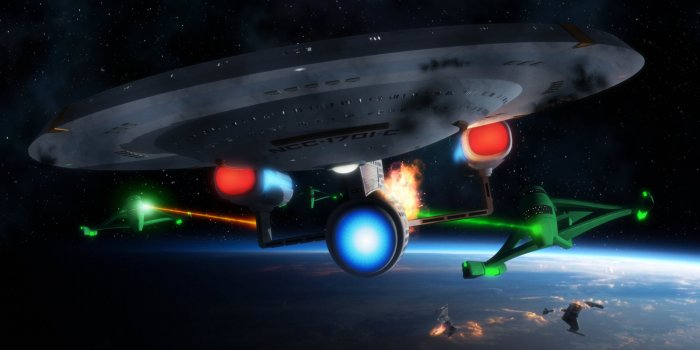2560x1440 Star Trek Space Battle, free Star Trek computer desktop hd