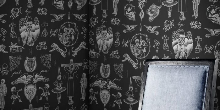 1024x1024 Give Your Walls An Edge With Tattoo Inspired Wall Art