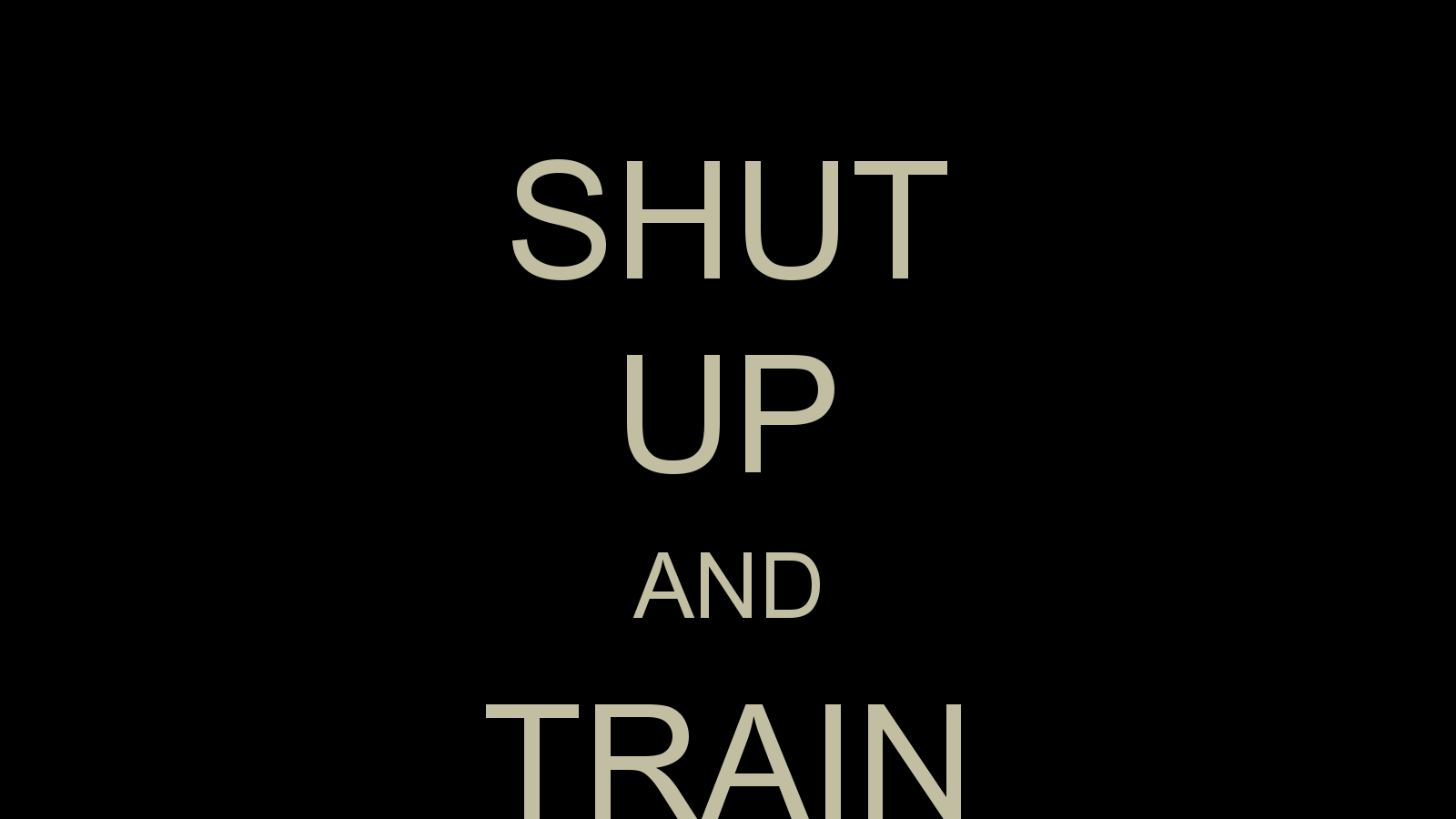 1600x900 72+] Shut Up Wallpapers on WallpaperSafari