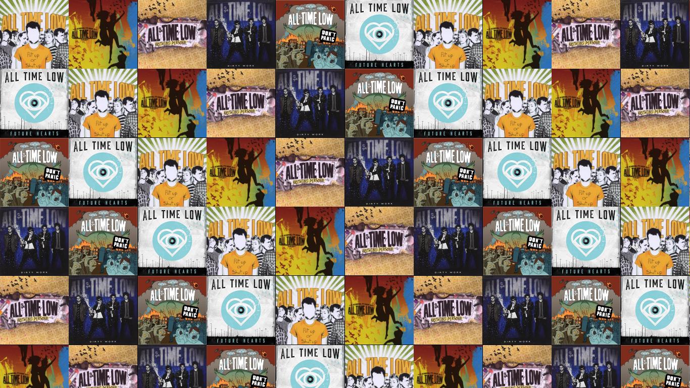 1366x768 All Time Low Put Up Or Shut Up Wallpaper « Tiled Desktop