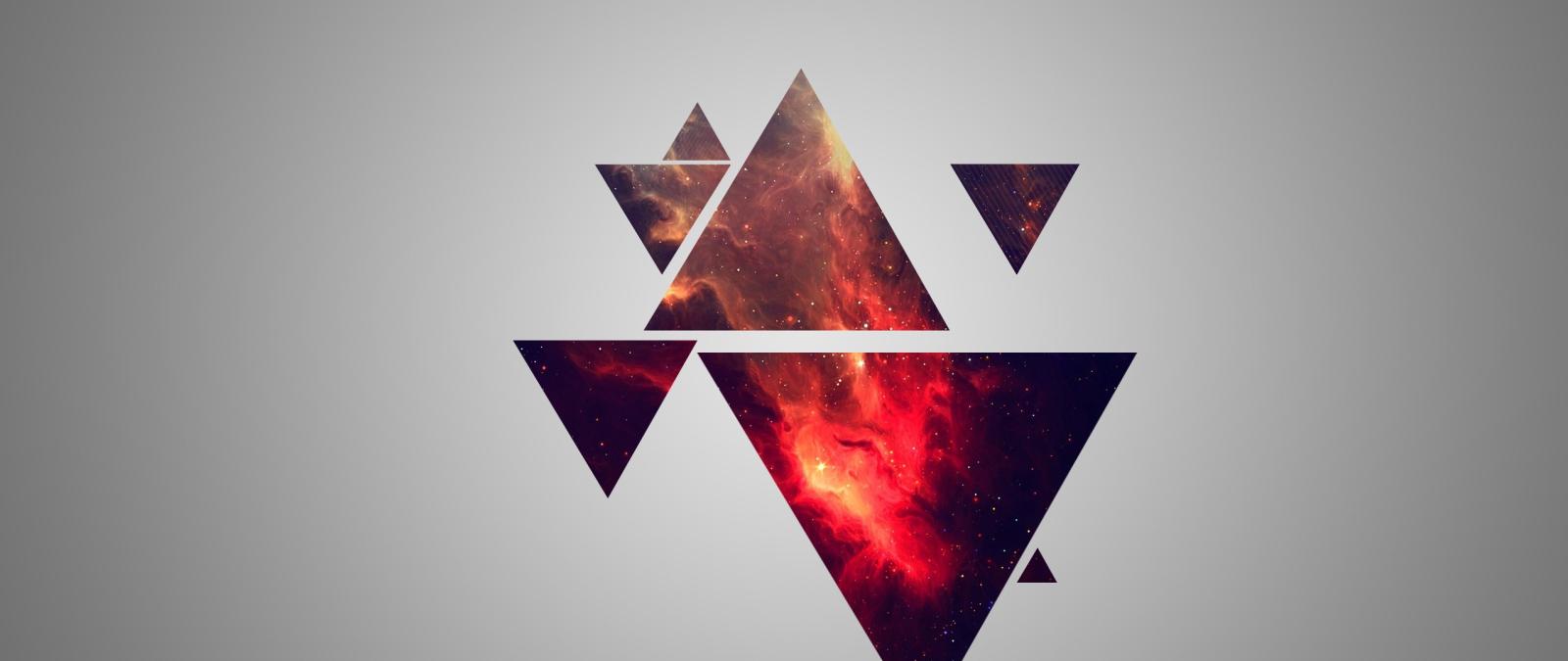 5120x2160 3D Triangle Abstract Design Wallpaper for Desktop and