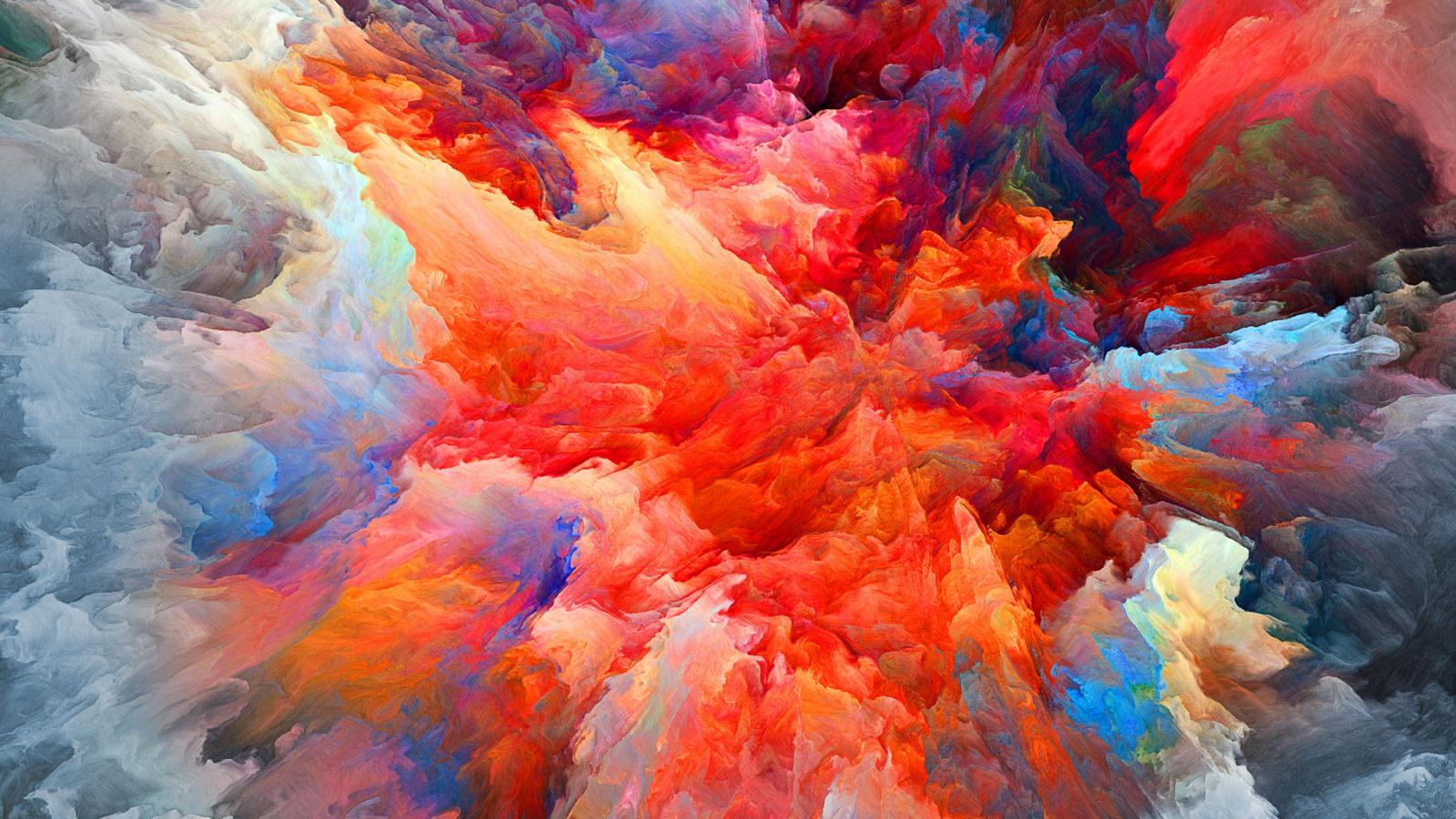 3840x2160 Colorful Blast of Smoke 4k Ultra HD Wallpaper | Background