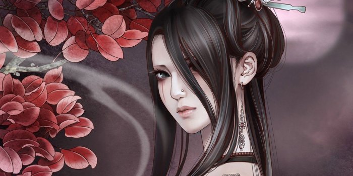 1600x1200 Gothic Anime Girl Background Wallpapers 21895 - Baltana