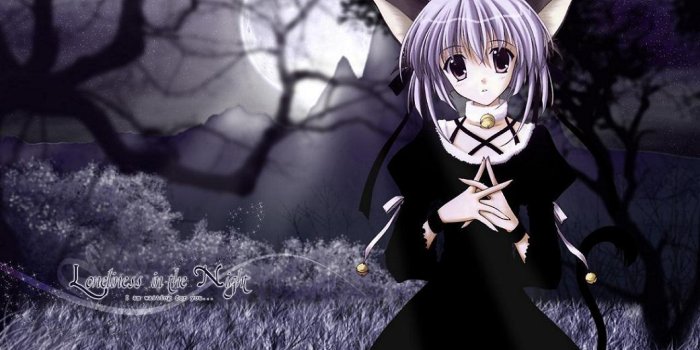 1041x780 Dark Anime Girl - Dark Anime Cat Girls, Hd Wallpapers