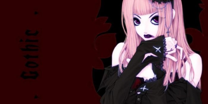 1024x768 Gothic Anime - Dark Gothic Wallpapers - FREE Gothic