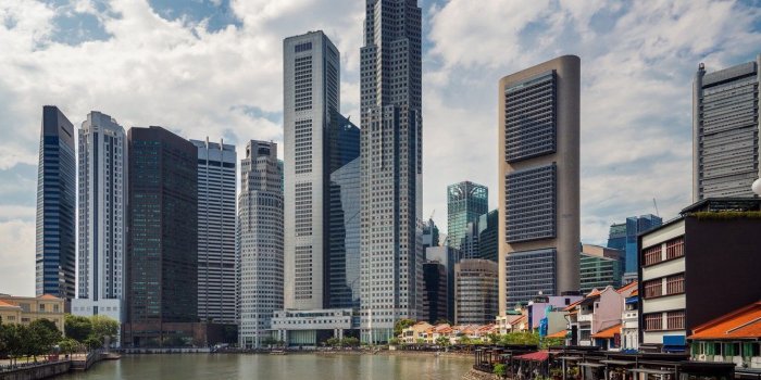 1332x850 Wallpaper the city, day, Singapore, skyscrapers, Singapore