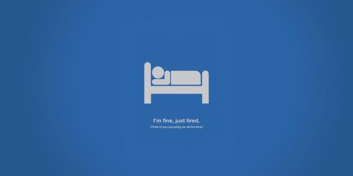 1920x1080 Download 1920x1080 I'm fine, just tired wallpaper