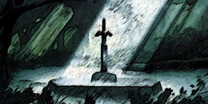 1024x768 Master Sword In Pedestal Drawing