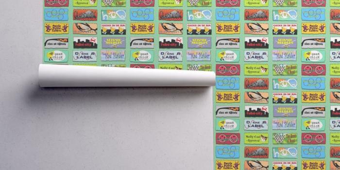 1024x1024 designer labels for geek chix wallpaper - glimmericks