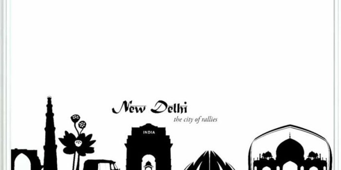 850x995 Products Kart New Delhi Cityscape Wall Sticker - Buy