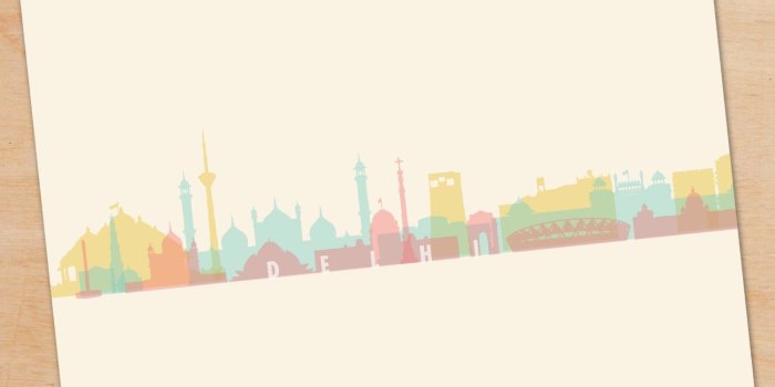 1500x1500 Delhi Skyline Print, Delhi Wall Art, Delhi Print, Delhi Art, Decor, skyline  prints, wall art, skyline art, home decor, poster
