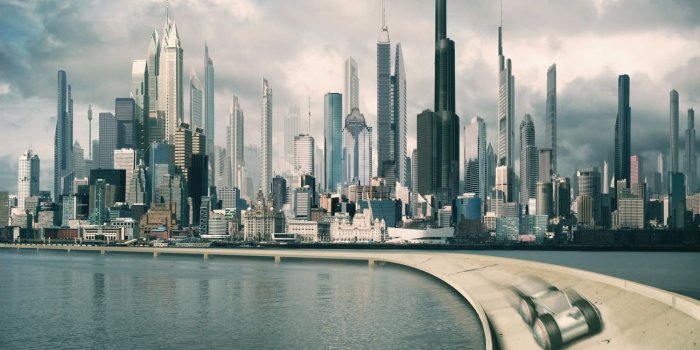 1300x807 50+] Futuristic Cities Wallpaper on WallpaperSafari