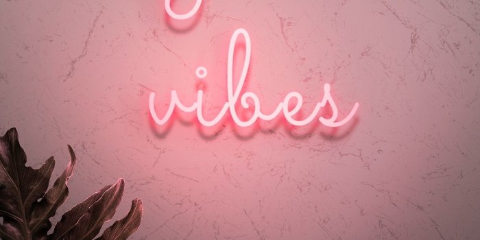 1400x1960 Neon red good vibes on a wall | premium image by rawpixel