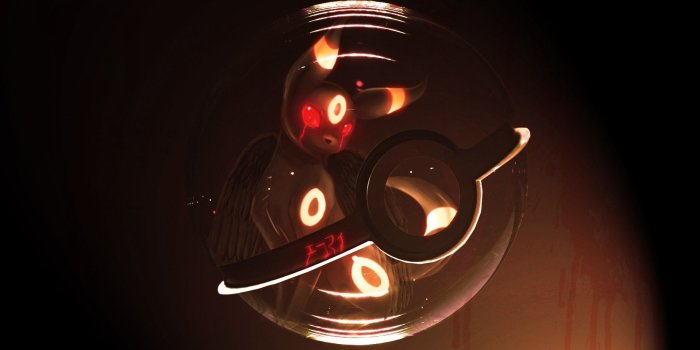 1900x1222 umbreon demon pokeball 1900x1222 wallpaper High Quality