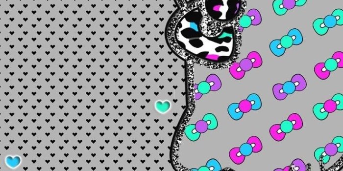 736x1306 Free iPhone Android Wallpapers Hello Kitty Bow Heart Animal