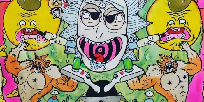 1200x1721 Janison Dantas on Wallpapers | Rick, morty tattoo