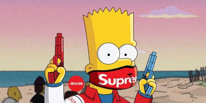 1080x1080 Free download Supreme Bart Simpson Wallpapers Top Supreme