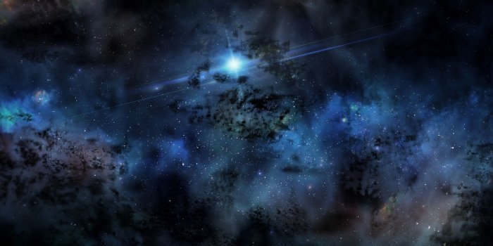 2560x1440 Download wallpaper 2560x1440 space, flash, shine, stars, nebula