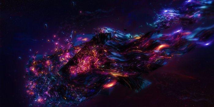 2560x1440 General 2560x1440 abstract 3D digital art | Macbook air wallpaper