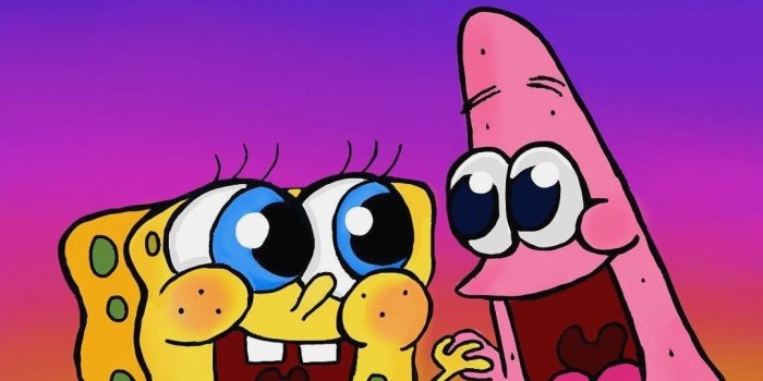 1080x1220 My Spongebob And Patrick Digital Drawing Â Print Cards - Iphone