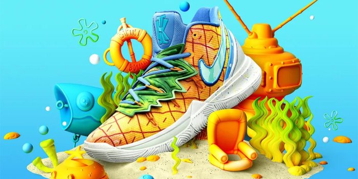1140x800 Kyrie 5 Spongebob Wallpapers