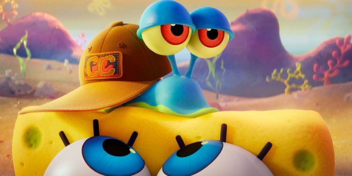 1920x1080 Gary and SpongeBob in Sponge on the Run Wallpaper 4k Ultra HD ID:4384