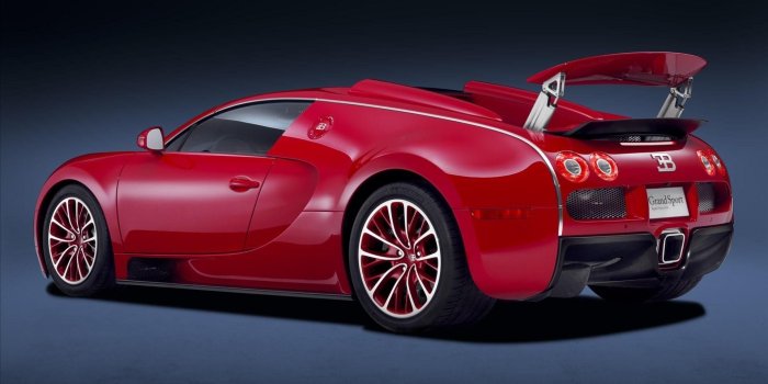 1920x1200 Free download Red Bugatti Veyron Grand Sport Car Wallpapers HD