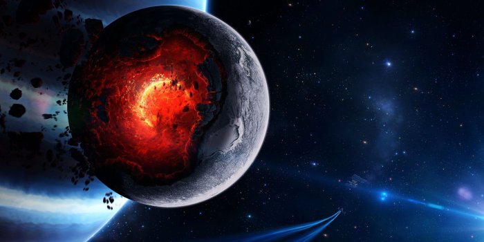 1920x1080 Download wallpaper 1920x1080 space, cataclysm, planet, art