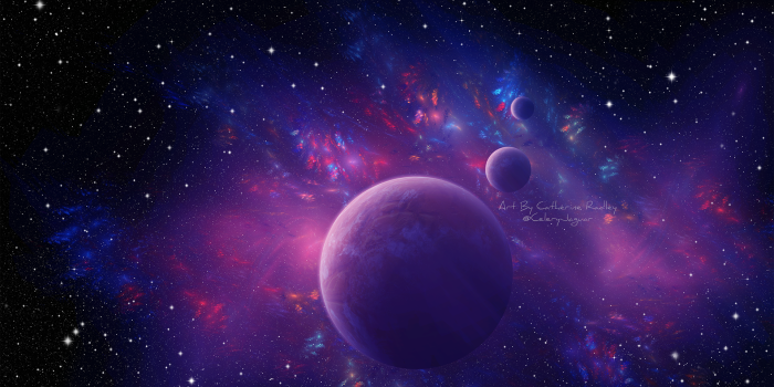 1920x1080 Purple and Blue Space HD Wallpaper | Background Image | 1920x1080