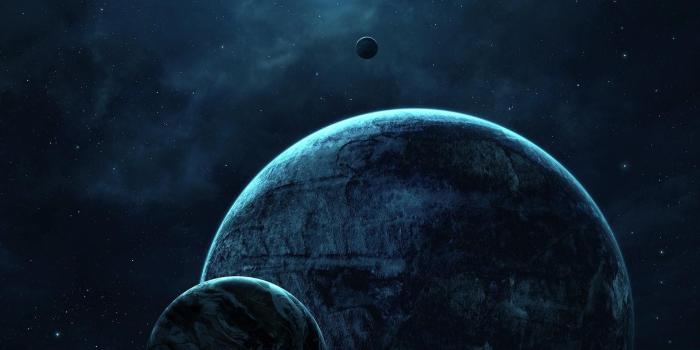 1920x1200 HD Blue Outer Space Planets Calm HD Wallpaper | Download Free - 142204