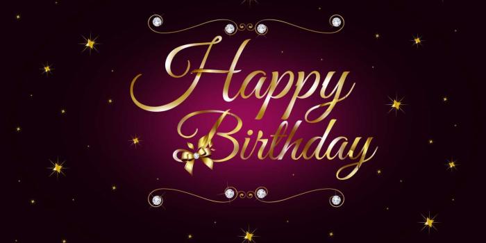 1600x900 Glittering Happy Birthday Wish - Birthday Wallpapers | All is Wall
