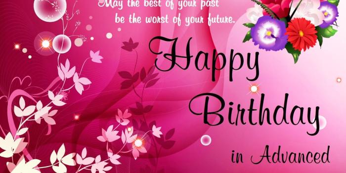 1920x1200 Happy BirtHDay In Advance Wishes Wallpapers Download 4k High