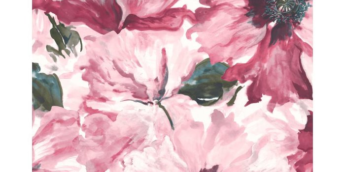 1000x1000 Seabrook Designs Cecita Metallic Hot Pink, Viridian Green, and