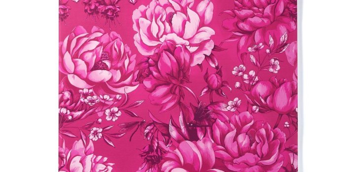 1000x1500 Divine Magnificence - Oversized Hot Pink Peony Floral Wallpaper