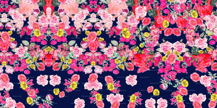 2650x3660 Hot Pink Floral Wallpaper - Artistic Joyful