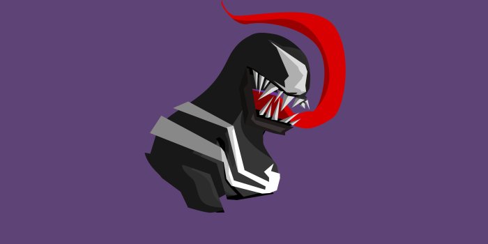 3840x2160 Wallpaper 4k Venom Minimalism 4k 4k-wallpapers, artist wallpapers