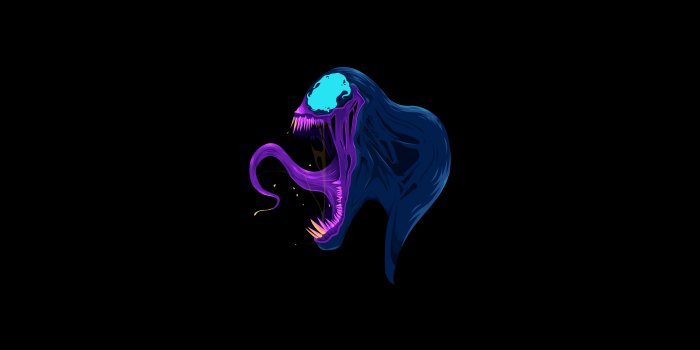 5120x2880 Venom Minimalist illustration art Wallpaper 5k Ultra HD ID:3532