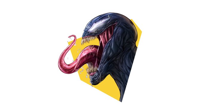 3840x2160 Wallpaper 4k Venom minimal art 4k wallpaper venom, Venom minimal