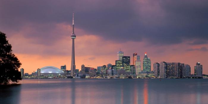 1920x1080 Space Needle tower, cityscape, building, Ontario, Canada HD