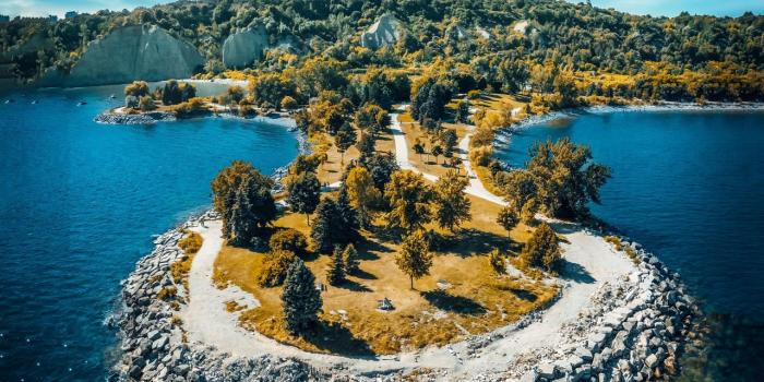 1280x720 Wallpaper Scarborough Bluffs, The Bluffs, Coastal, Toronto