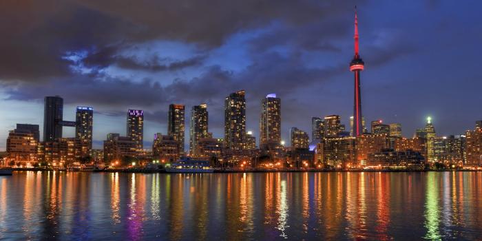 1920x1080 Photos Toronto Canada Lake Ontario Coast Cities Houses 1920x1080