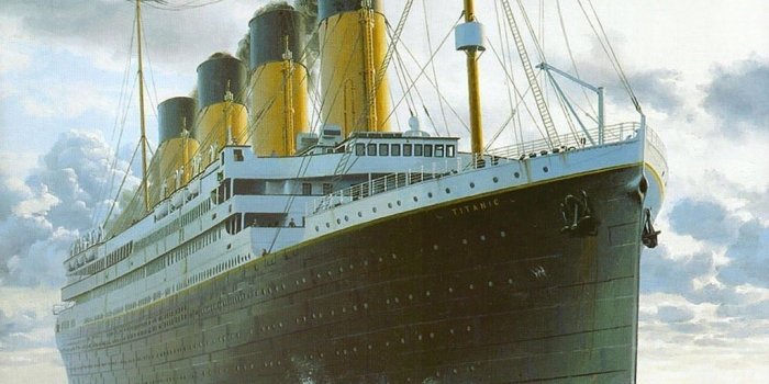 1024x768 Free download Titanic in daytime wallpaper Titanic in daytime