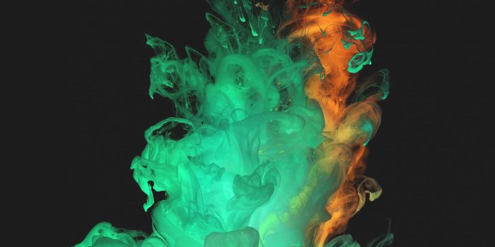 2732x2732 aa02-red-green-smoke-art-texture-wallpaper