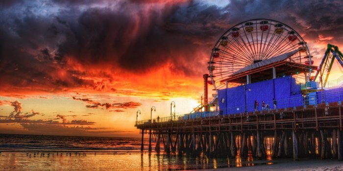 2048x1360 52+] Venice Beach Pier Wallpapers on WallpaperSafari
