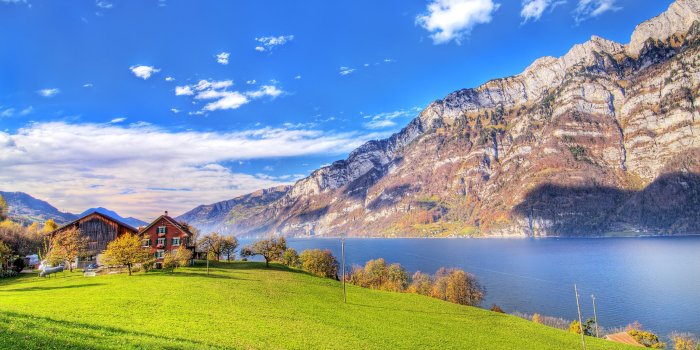 3840x2160 Swiss Lake Wallpapers