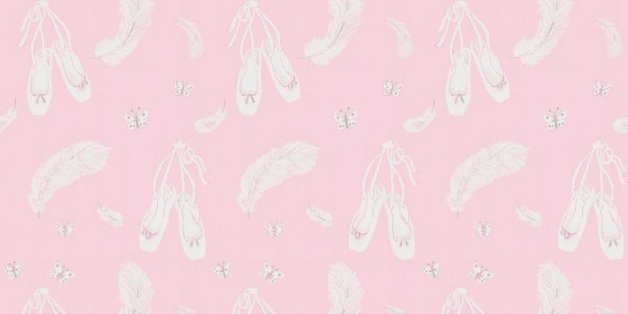 1200x1800 Ballet Shoes by Sanderson - Pink - Fabric - 223917 in 2020