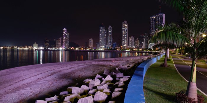 3840x2560 panama city waterfront 4k wallpaper and background