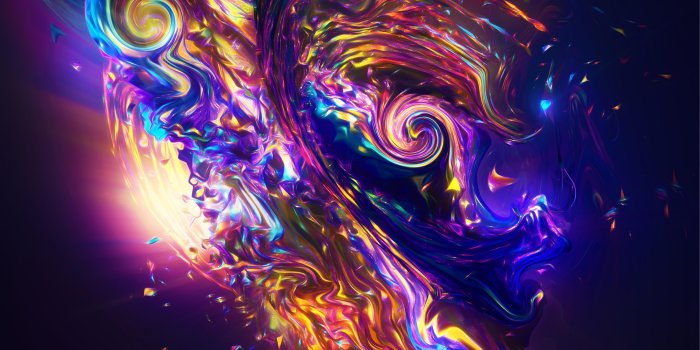 3750x3000 Download Vibrant Abstract Waves Wallpaper - Sci Fi Wallpapers 4k